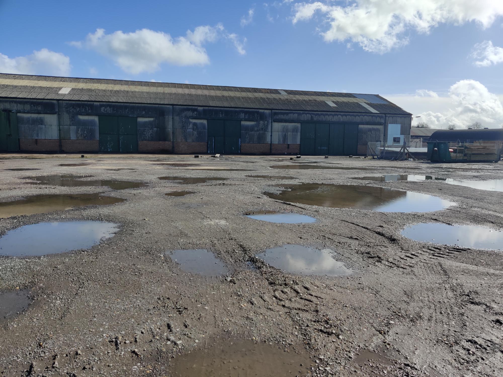 Commercial open storage yard land to let